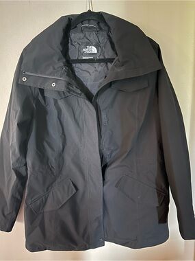 The North Face Black Hooded Shell Jacket